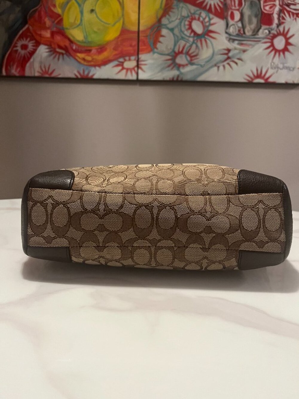 Coach Kelsey Small Signature Satchel F36181 + COA - Picture 5 of 15